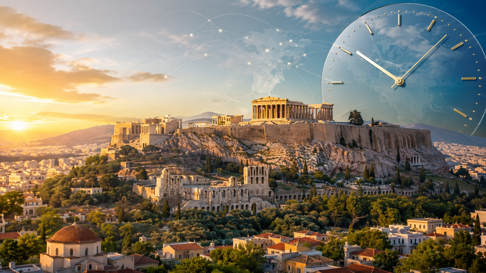 Time at Athens: Current Time, Time Zone & UTC Offset