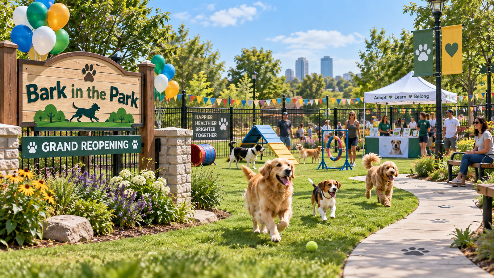 Bark in the Park Grand Reopening Event: Passage Explained