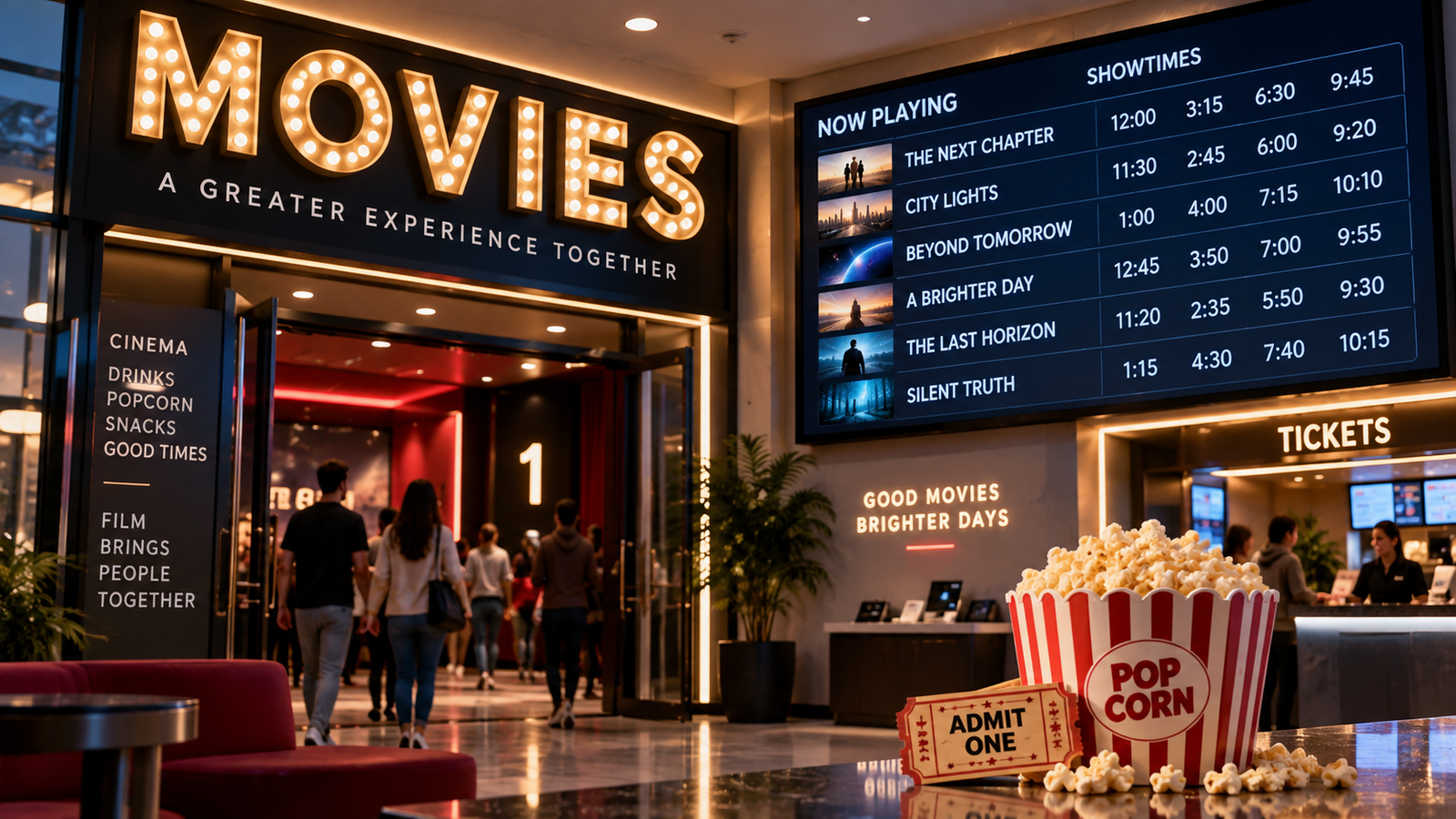 movie theater showtimes