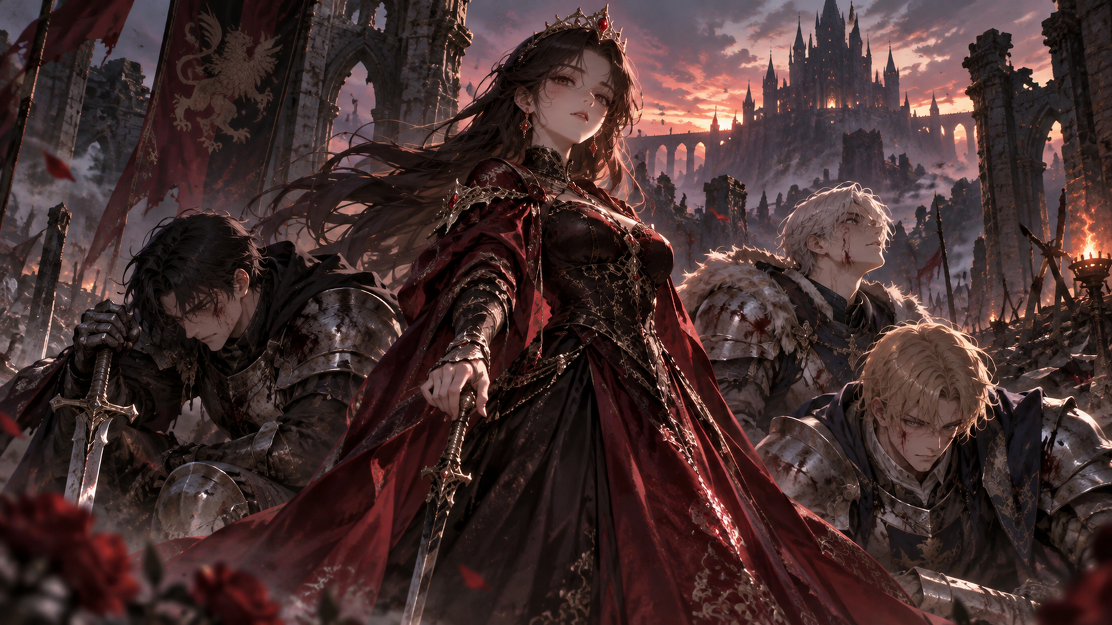 the villainous princess saves the doomed knights